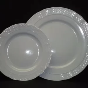 6 Platos Pan Vanna Blanco Porcelanas Verbano
