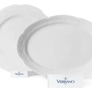 2 Fuentes Oval 38 Cm Mozart Porcelana Verbano