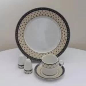 6 Tazas Pocillos Café Con Plato María Vendome Verbano