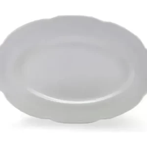 Fuente Oval De 34 Cms Linea Provenza Blanco