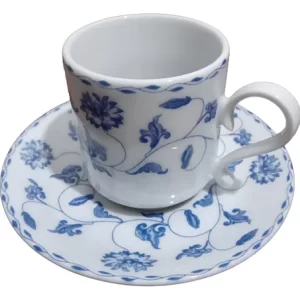 6 Tazas Pocillos De Café C/ Pto María Flowers Verbano