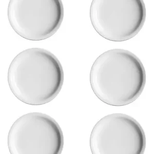 12 Platos Postre 19 Cms Linea Recta Verbano