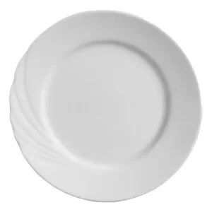 6 Platos Postre 20 Cms Marzia Blanco Verbano