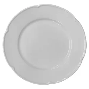 12 Platos Playo 27 Cms Provenza Blanco Verbano