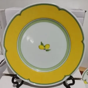 12 Platos de Postre Provenza Lemon Verbano