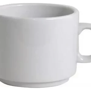 12 Tazas Desayuno Con Plato Verbano Linea Recta