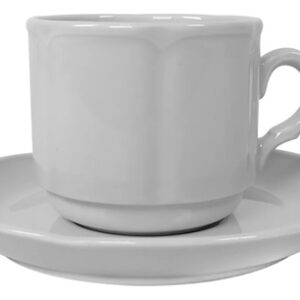 Juego 12 Tazas Desayuno Con Plato Verbano Provenza