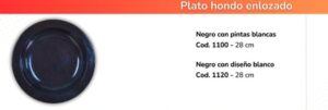 PLATO HONDO ENLOZADO