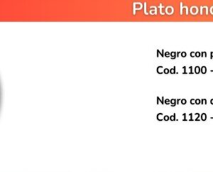 PLATO HONDO ENLOZADO
